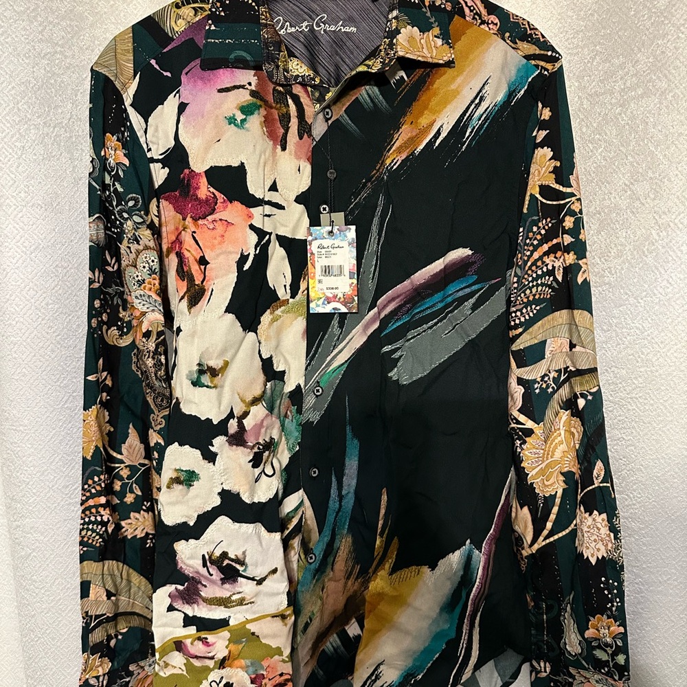 Robert Graham Multicolor Floral Shirt